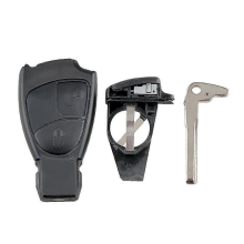 (2 Buttons with blade) Mercedes Benz Key Shell Replacement for C/E/CLS/CLK Class W203 W204 W211, 2/3/4 Buttons