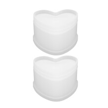 Mucegai de rășină pentru proiecte DIY, mucegai de silicon în formă de inimă reutilizabil pentru turnarea rășinii epoxidice, meșteșuguri