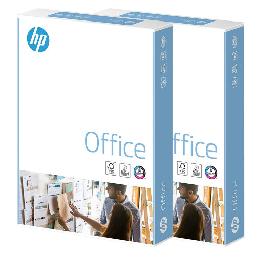 HP Papers A4 80gsm Office Copier Paper 2 Reams (2