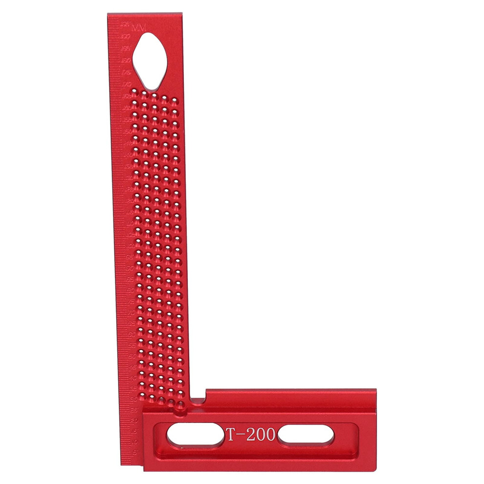 Framing Ruler Lshape 7075 Aluminum Alloy Multifunctional Clear Scale For Woodworking Carpenters Framing Roofing Stair 9382693548542
