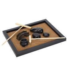 Zen-dekor Hjemmekontor Skrivebord Kreativ Fokusforsterker Buddhistisk Dekorasjonstilbehør Stressavlastning Zen-sett Avslappende Meditasjonsdekor