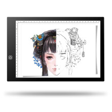 Light Up Tracing Pad for Coloring Book Enthusiasts, K-Drama Coloring Book Compatible Light Box with Touch-Sensitive Brightness Control, LED Tracing