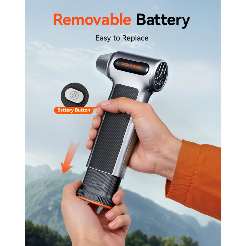 WOLFBOX MF200 Compressed Air Duster with Removable 1