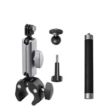 Camera Motorcycle Handlebar Mount Selfie Stick with Extension Rod for Hero X5 Action Camera Accessory