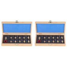 2X Klocka Mainspring Winder Set Mässing Klocka Reparationsverktyg Armbandsur Reparationssats Gör-det-Själv-Urmakare Verktygssats för Urmaker