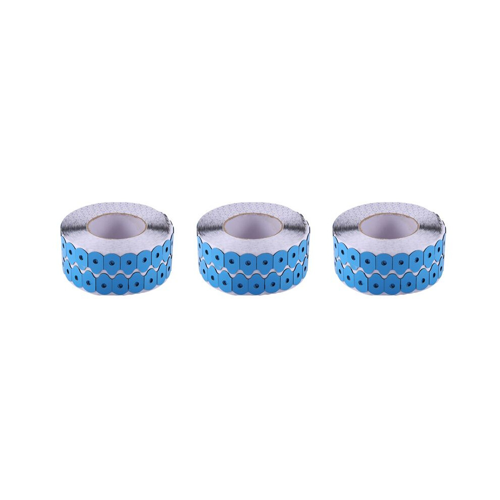 3X (1000Pcs/Roll) Blocking Pads Pastilles Adhesives Protecting Lenses Sticker Pad Eyeglasses Lens Edging Pads