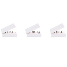 3X Porta Punte per Punte Unghie Antipolvere Espositore per Espositori Contenitore 30 Fori Strumenti per Manicure Accessori per Manicure