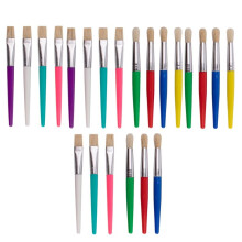 Paint Brushes for Kids, 22 Pcs Round and Flat Paint Brush Set, Easy Hold and Clean Toddler Paint Brushes, Paint Brushes