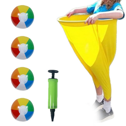 Entertainment Throwing Game Giants Elastic Pants Granny-Yellow