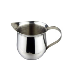Creamer Pitcher 90ml Stainless Steel Milk Jug with Handle for Coffee Tea Sauces and Cream