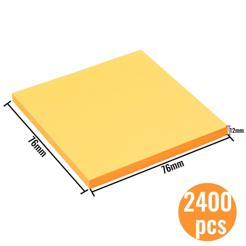 wonkeken 48-Pack Sticky Notes 3x3 Inch, 2400 Sheet 1