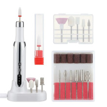 Electric Nail Drill Set, Nail Repair Equipment Sharpener, Professional Nail Grinding Tool Nail Remover Nail Grinder