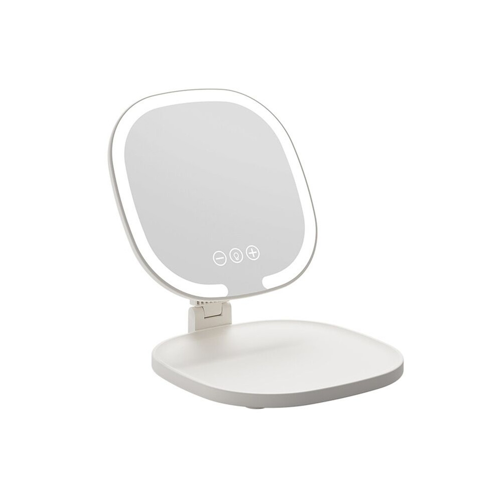 Light Led Makeup Mirror With 1X/3X Magnification, Portable Foldable Travel Cosmetic Vanity Mirror, Ideal Gift For Women