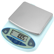 Lab Scale 5000gx0.01g, High Precision Digital Weighing Scale, Accuracy Digital Scale 0.01, 8 Ranges (200g-5000g) US Plug