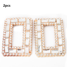 Decorative Shoe Clip Fashion Jewelry, Rhinestone Shining Appearance Sparkling Shoe Clips for Women Versatile Use Bridal Wedding Accessories,