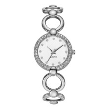 Ceas de mână pentru femei, carcasă din aliaj galvanizat, stil la modă, cuarț japonez, ceas din oțel inoxidabil, curea din alamă, rezistent la