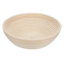 Premium Round Bread Banneton Basket Handmade Natural Rattan Splinter Free Smooth Surface Eco Friendly Weaved Basket Perfect Size For Medium To Large