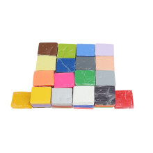 Arcilla polimérica suave para la creatividad manual, arcilla que mezcla colores con textura suave y tonos vibrantes, arcilla ideal para