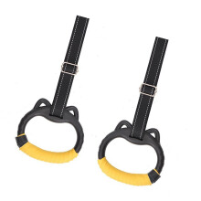 1pair Home Exercise Pull up Rings Full Body Workout Nonslip