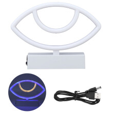 Elegante LED-Neon-Leuchtkästen in Mondform, USB-betriebene Acryl-Leuchtkästen für Bars, Junggesellenabschiede, Halloween-Dekoration, hohe