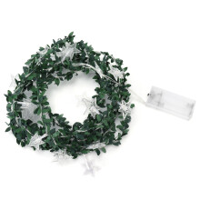 Realistic Artificial Ivy For Indoor Outdoor Decor, Ivy String Lights With Battery Operated Decor And Flexible Installation Method