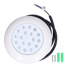 Luce LED da giardino per esterni, ideale per piscine, fontane e paesaggistica, con colore RGB regolabile, 10W, 12V, 18 LED, 1000LM, impermeabile