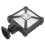 Motion Sensor Solar Lights Outdoor Security Lighting Adjustable Multi-Head High Brightness LED Flood Light IP65 Waterproof Smart Detection Wall Light 3