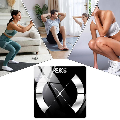 USB Rechargeable Digital Body Weight Scale with Smart Wireless Sync and Accurate Body Analysis 2
