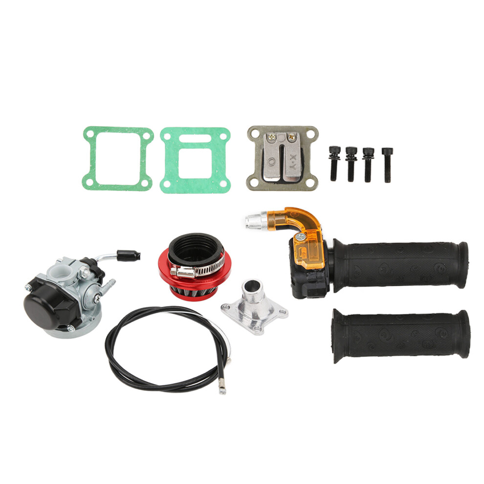 Chopper Atv 2 Stroke 47Cc 49Cc 0.7In Air Filter & Throttle Grip Kit 8771377367820