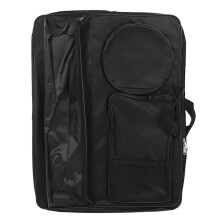 Art Portfolio Case A3 Artist Portfolio Tote Bag, Waterproof Dustproof Wear-Resistant Canvas Art Carrying Case for Drawing Painting Sketching Boards