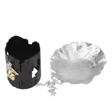 Passoire à thé réutilisable et facile à nettoyer, filtre le marc de thé et la mousse grâce à son filtre à mailles fines en métal d'étain de