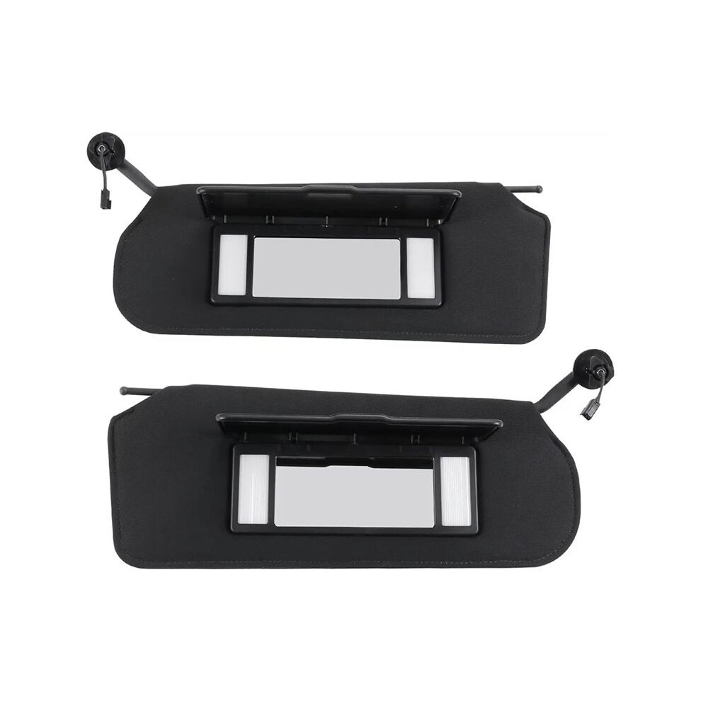 1Pair Car Sun Visors Shades W/Led 10442033 10442034 For Corvette C5 1997-2004 Sunvisors Vanity Mirror Light 6034047436588