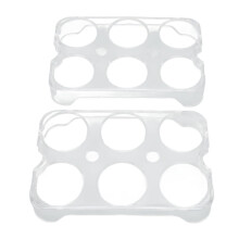 Organizador de Ovos para Geladeira, Recipiente Transparente com Trava, Caixa para Armazenar Ovos para Uso na Cozinha e na Mesa de Jantar