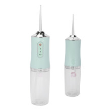 Portable Electric Oral Irrigator with Multi Nozzles for Gum Health Green