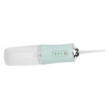 Portable Electric Oral Irrigator with Multi Nozzles for Gum Health Green