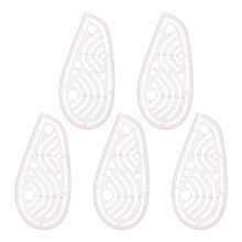 Clear Metric Sewing Ruler For Pattern Making Flexible Bendable French Curve Shaped Measuring Tool Durable Transparent Ruler For Fashion Design And