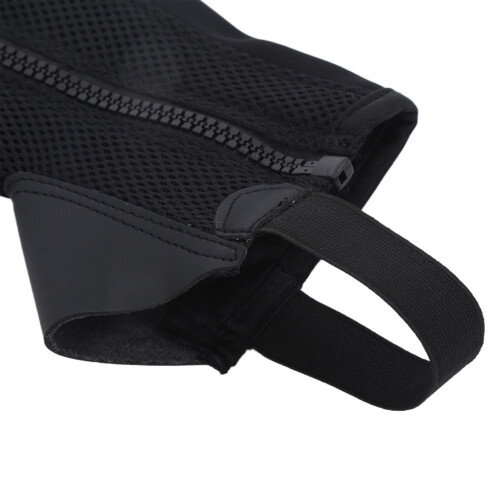 2pcs Black Mesh Equestrian Half Chaps for Kids, Sizes CM & CL 1