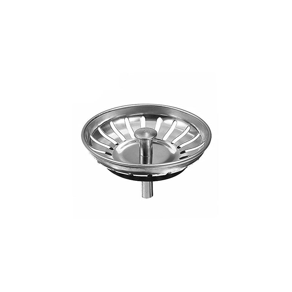 Sink Drain Strainer Stainless Steel, Kitchen Stopper Waste Filter, Deodorization Type, Basin Sink Drain, Dark Grey 9347817797206