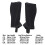 2pcs Black Flexible Mesh Equestrian Half Chaps for Kids, CXL 10
