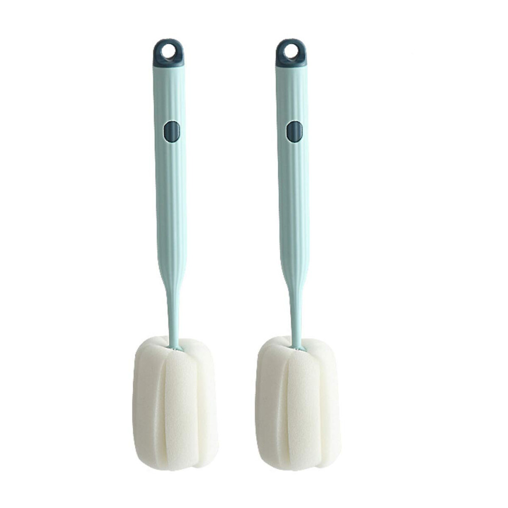 Bottle Soft Brush Set Of 2 Sponge Bottle Brushes For Baby Bottles Blue Soft And Easy To Clean