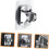 Shower Head Bracket No Drill Wall Mount Holder For Shower Nozzle Adjustable Angle Durable Sturdy Design Easy Installation 2