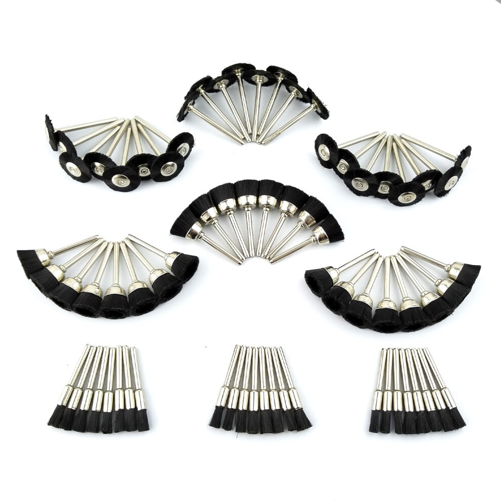 Bristle Brush Mini Nylon Brush For Dremel Rmta072c3 72 Pack Dremel Compatible Rotary Tool Accessory Wheel Cup End Polish Brush 9382693551085