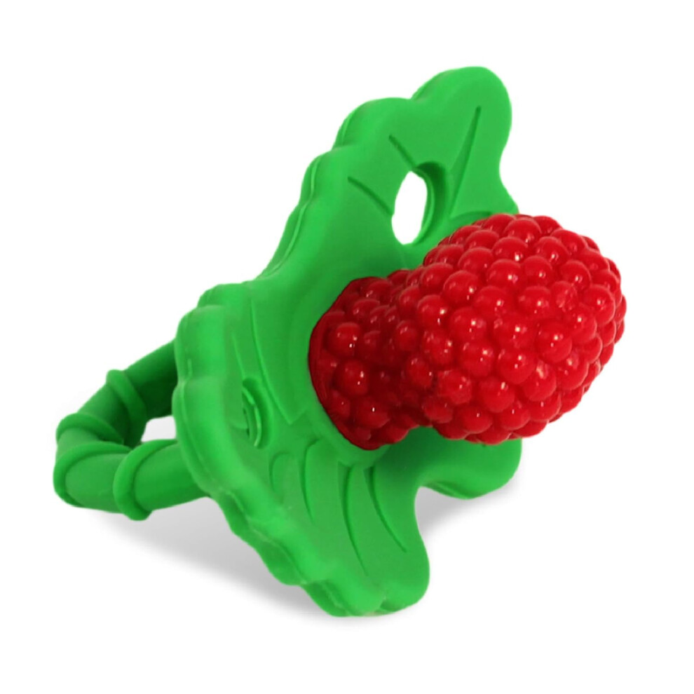 Razberry Silicone Teether – Teething Relief For Infants, Food-Grade, Razbaby