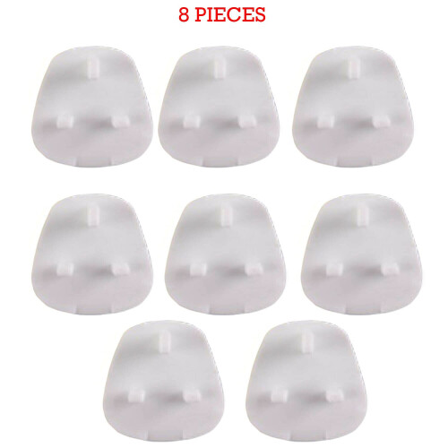8 x Plug Socket Covers | Babies Children's Safety Protector |Socket Covers Protectors for Home and School 1