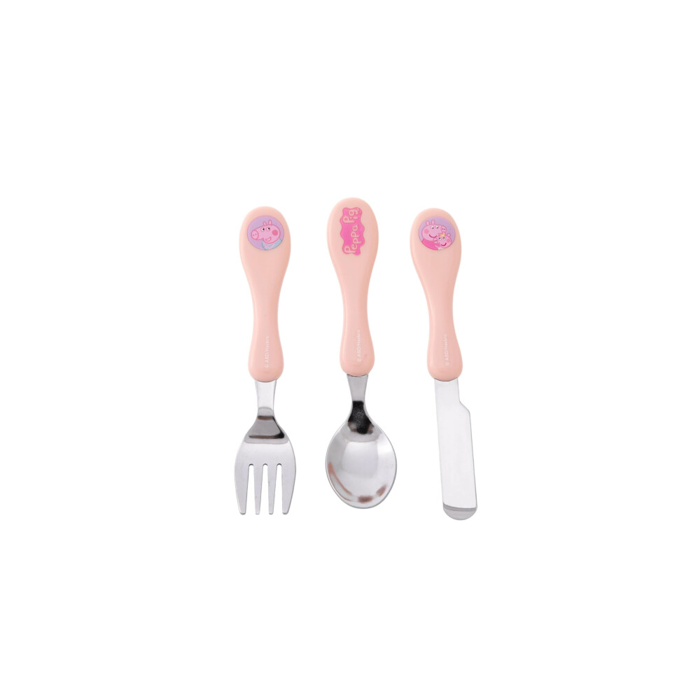 Peppa Pig Family Cutlery Set – 3-Piece Kids Utensi Hox