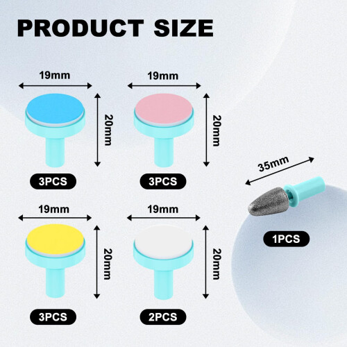 12 Pieces Baby Nail Trimmer Replacement Pads,Repla 1