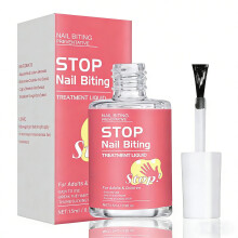 Stop Biting Your Nails, The Bite Stuff - Anti Nail Polish Prevention, Clear Varnish to Avoid Nail Biting - Thumb Sucking Deterrent, Promotes Fast Nai