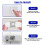 2 Pack Childproof Refrigerator Lock, Fridge Locks for Kids, Cupboard Locks with 5