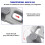 2 Pack Childproof Refrigerator Lock, Fridge Locks for Kids, Cupboard Locks with 3