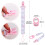 8 Pcs Dummy Clips Girls with Adapters, Silicone Bu 3